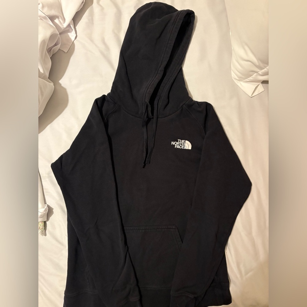 The North Face Black hoodie Red box “Never Stop Exploring”